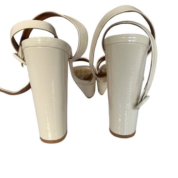 L’intervalle Off-White Strappy Block Heel Platform Sandals Size 9 Women - Picture 5 of 8